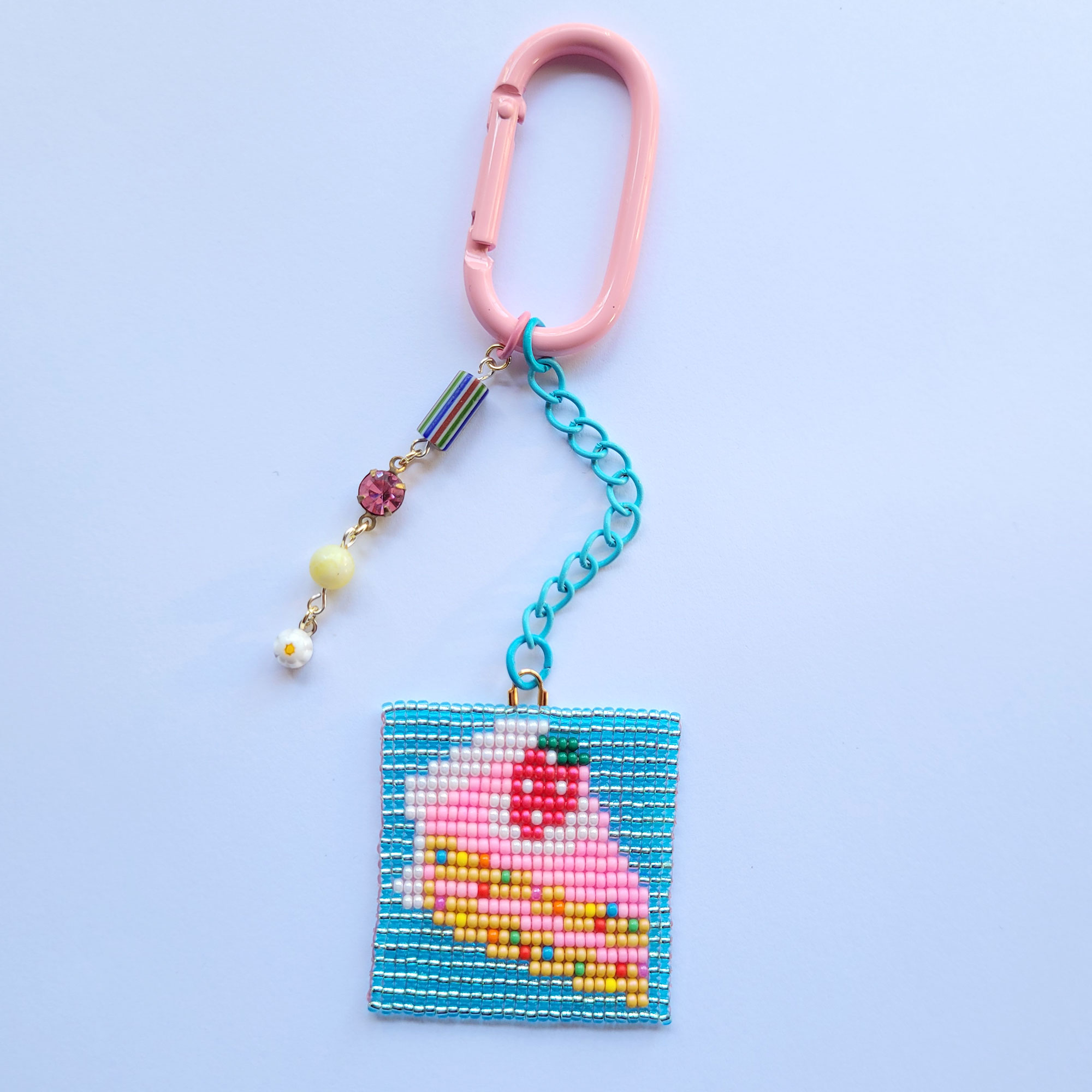 Confetti Cake Bag Charm NP-141